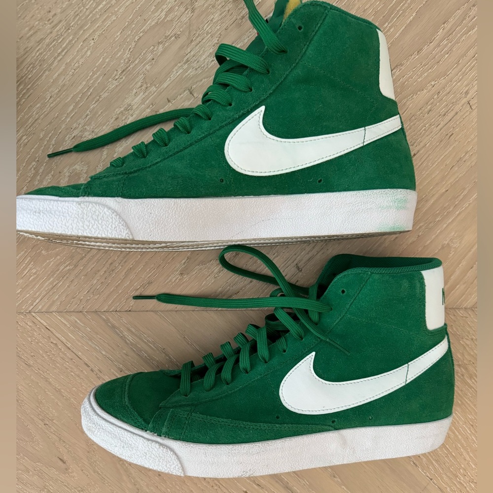 Green Nike Blazer Mid 77 Sneakers
